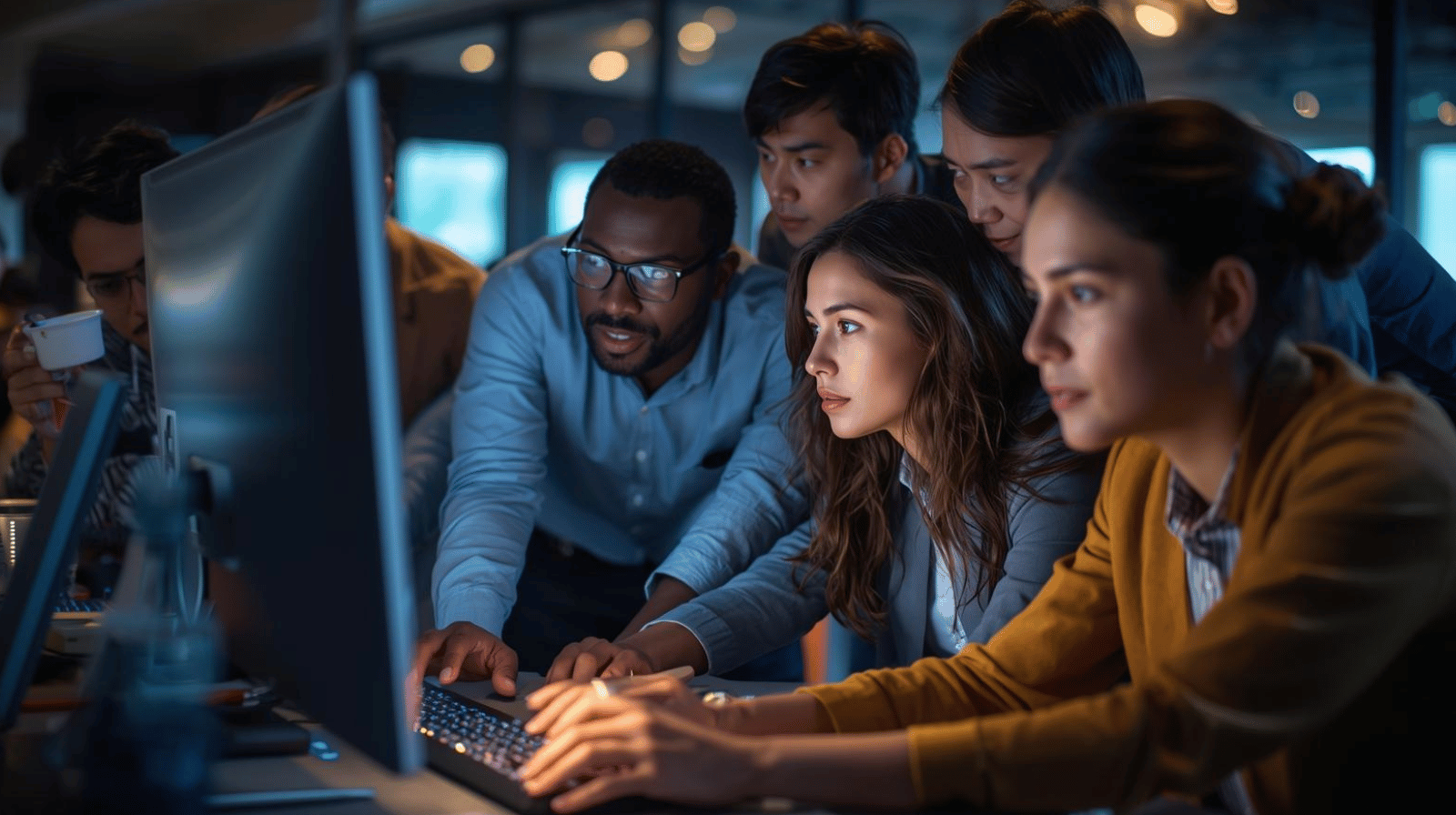 AI agents — iamaDroid -IT Team working