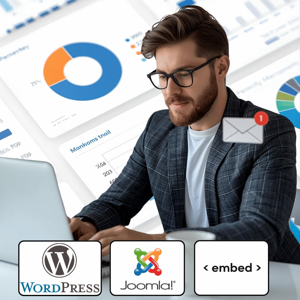 AI Sales Agent qualifying a website lead in chat with instant email alert