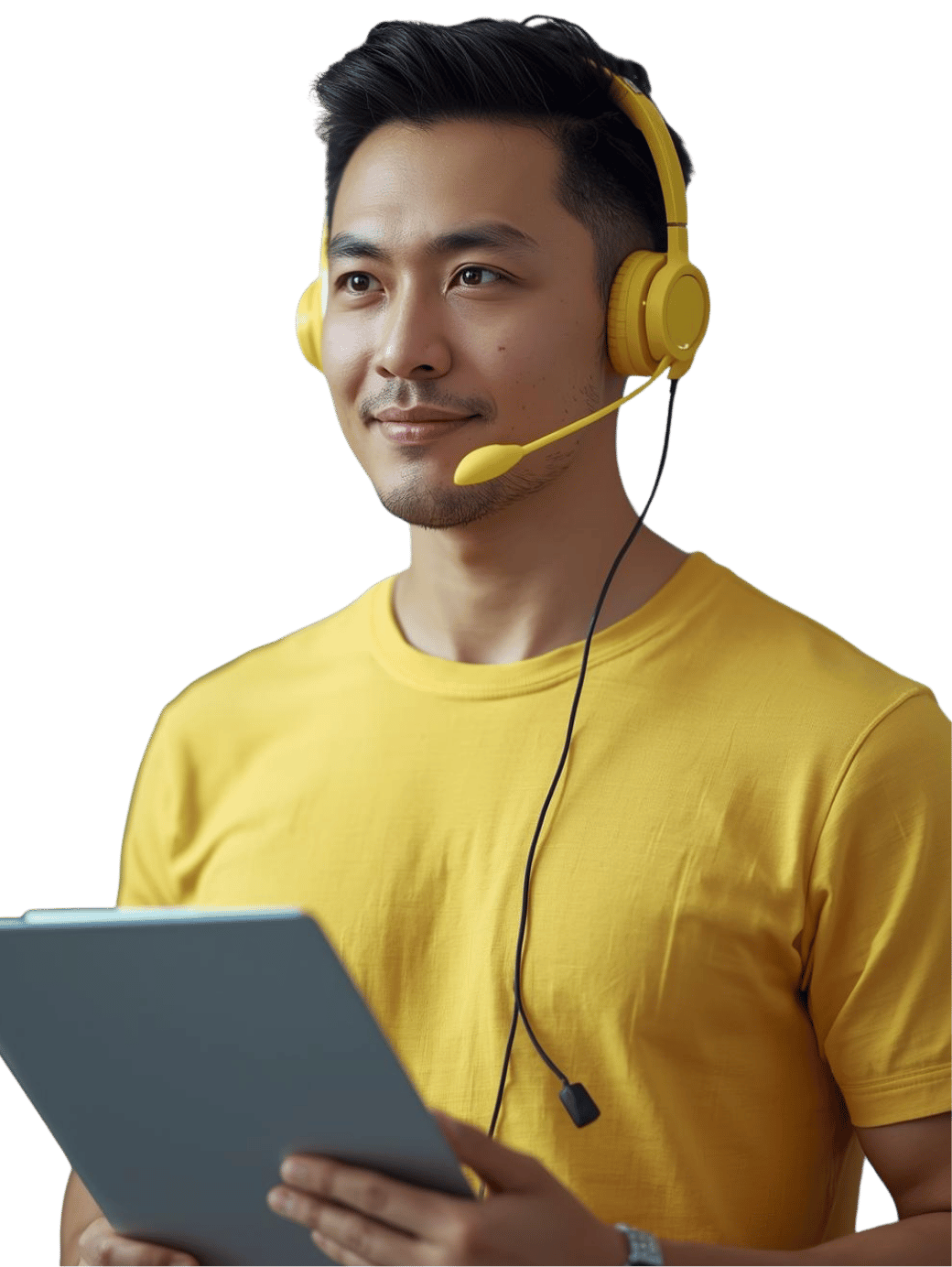 AI Voice Agent and IVR answering a business call